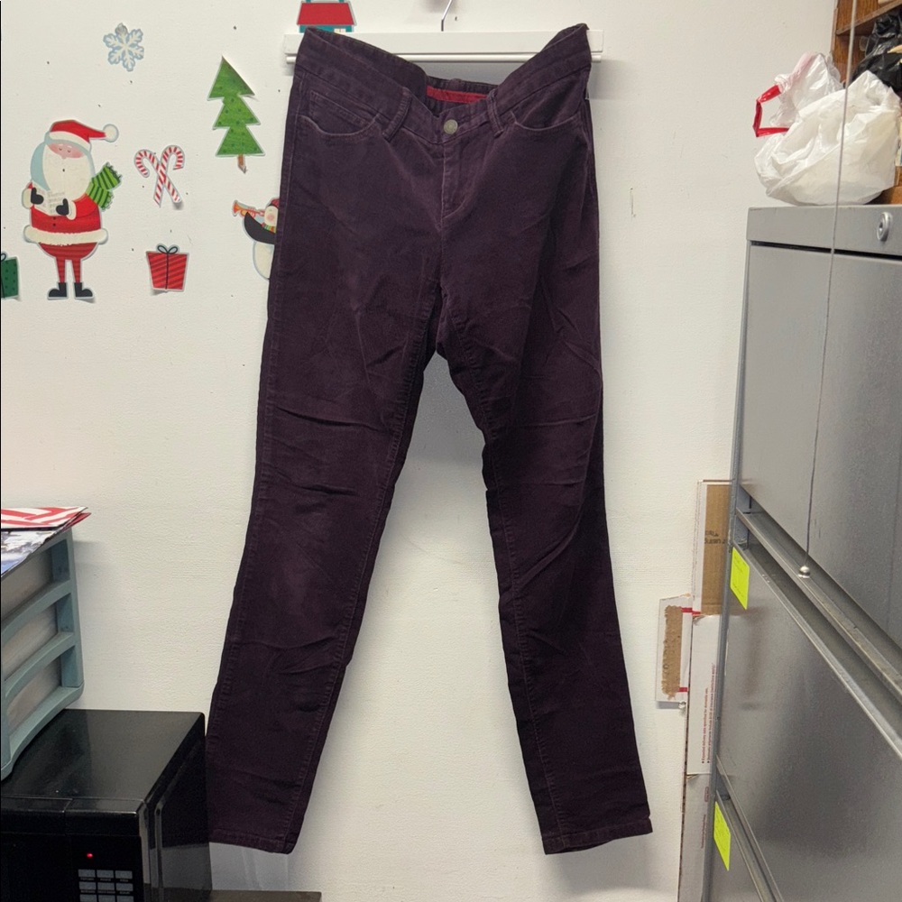 Banana Republic Purple Corduroy Pants, size 27/4, Limited Edition